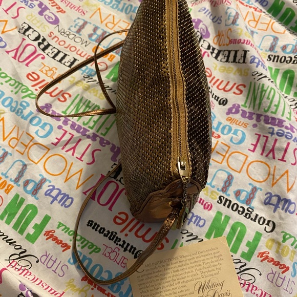 Whiting &davis Brown Mesh crossbody🌟👛 - Picture 8 of 10